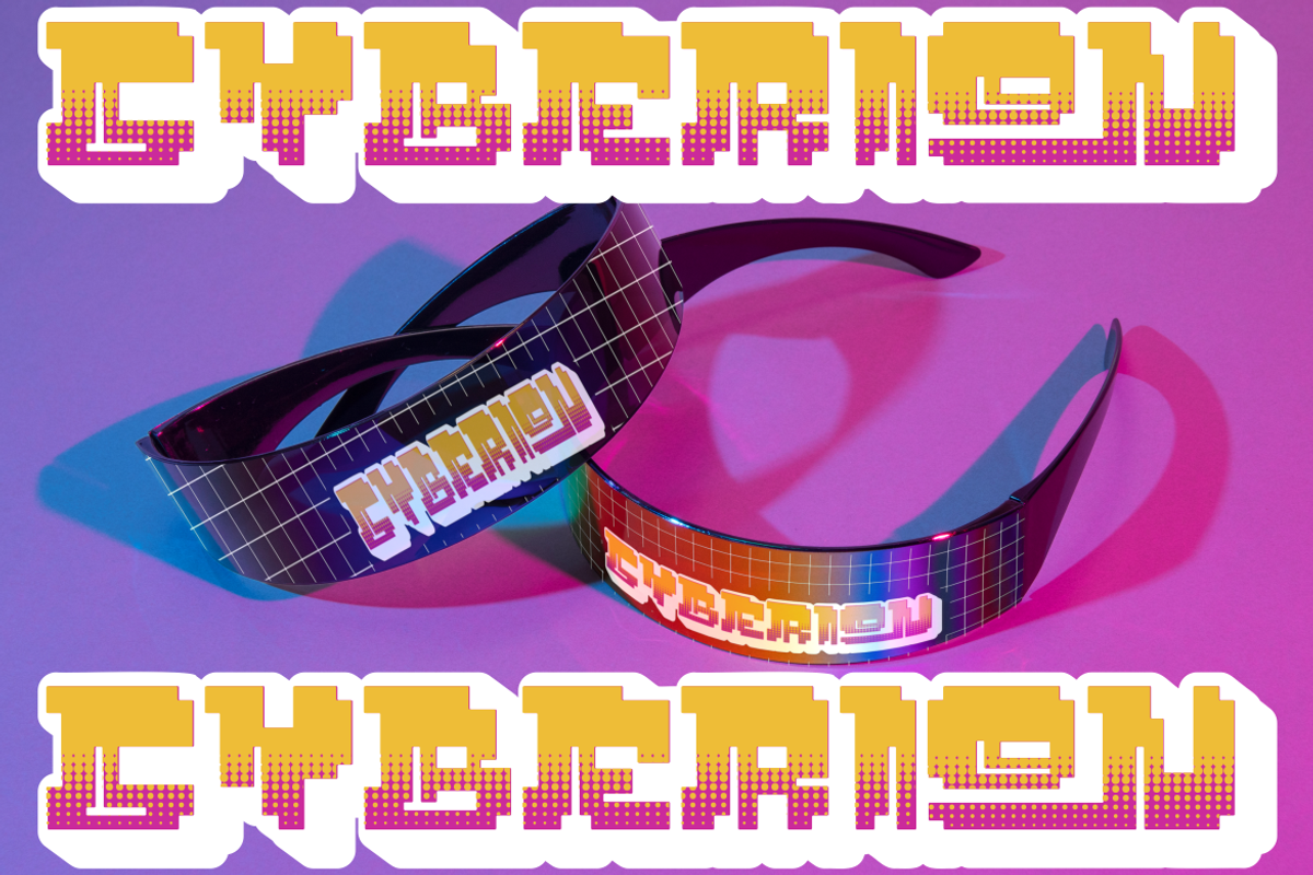 Techno Wave - Y2k Style Font, a Font by PutraCetol Studio (Photo 8 of 11)