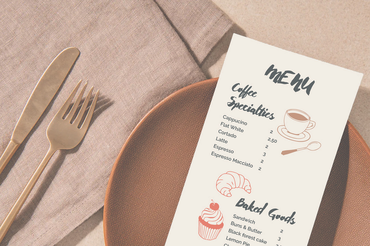Cafe & Bakery illustrated icons, a Food Illustration by Annakaroline (Photo 4 of 7)