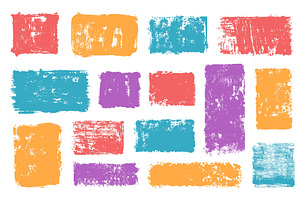 Grunge paint texture rectangular, a Texture Illustration by winwin.art