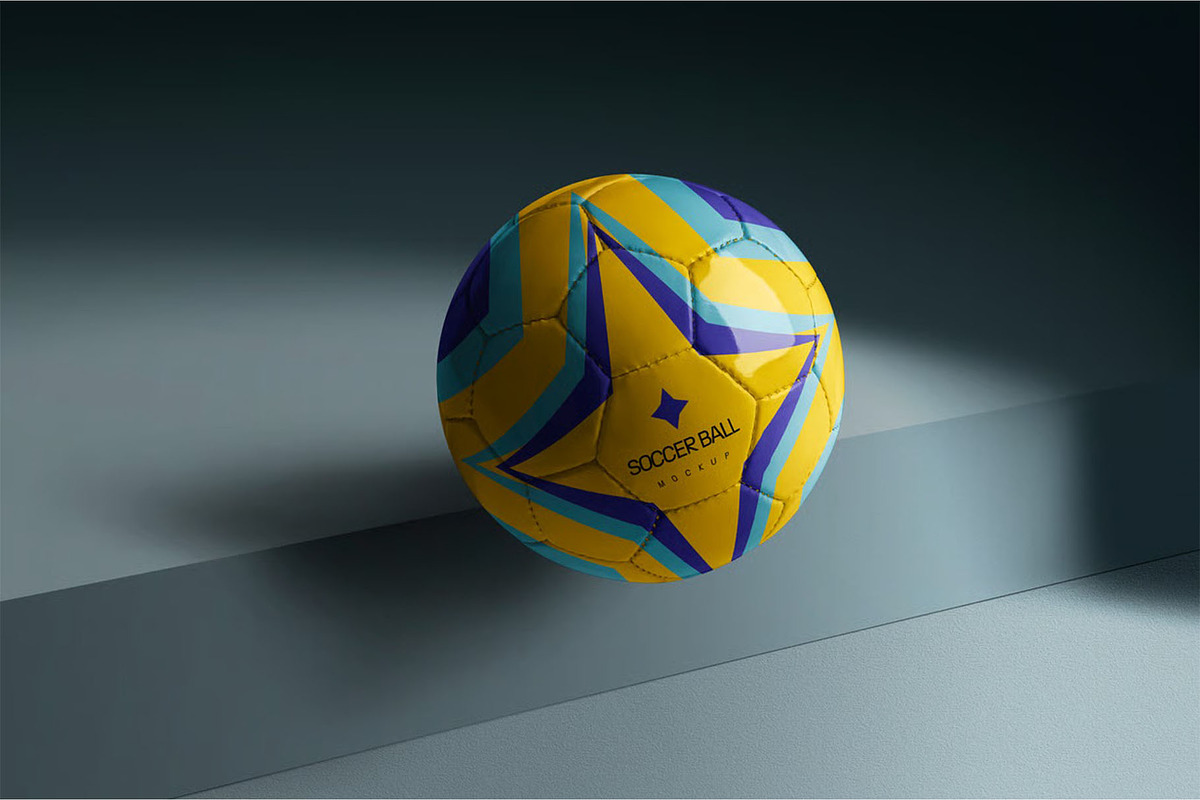 Football Mockup, a Product Mockup by megostudi0 (Photo 2 of 6)