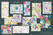 Blooming Meadow Vector Set, a Pattern Graphic by Molly art (Thumbnail 5 of 13)