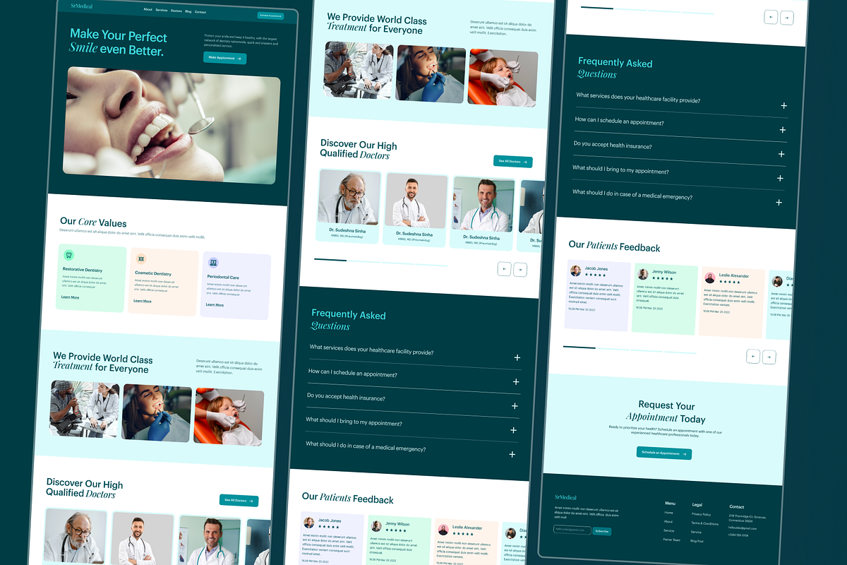 Dental Healthcare Landing page, a Landing Page Template by Ahmed Rubel (Photo 2 of 5)