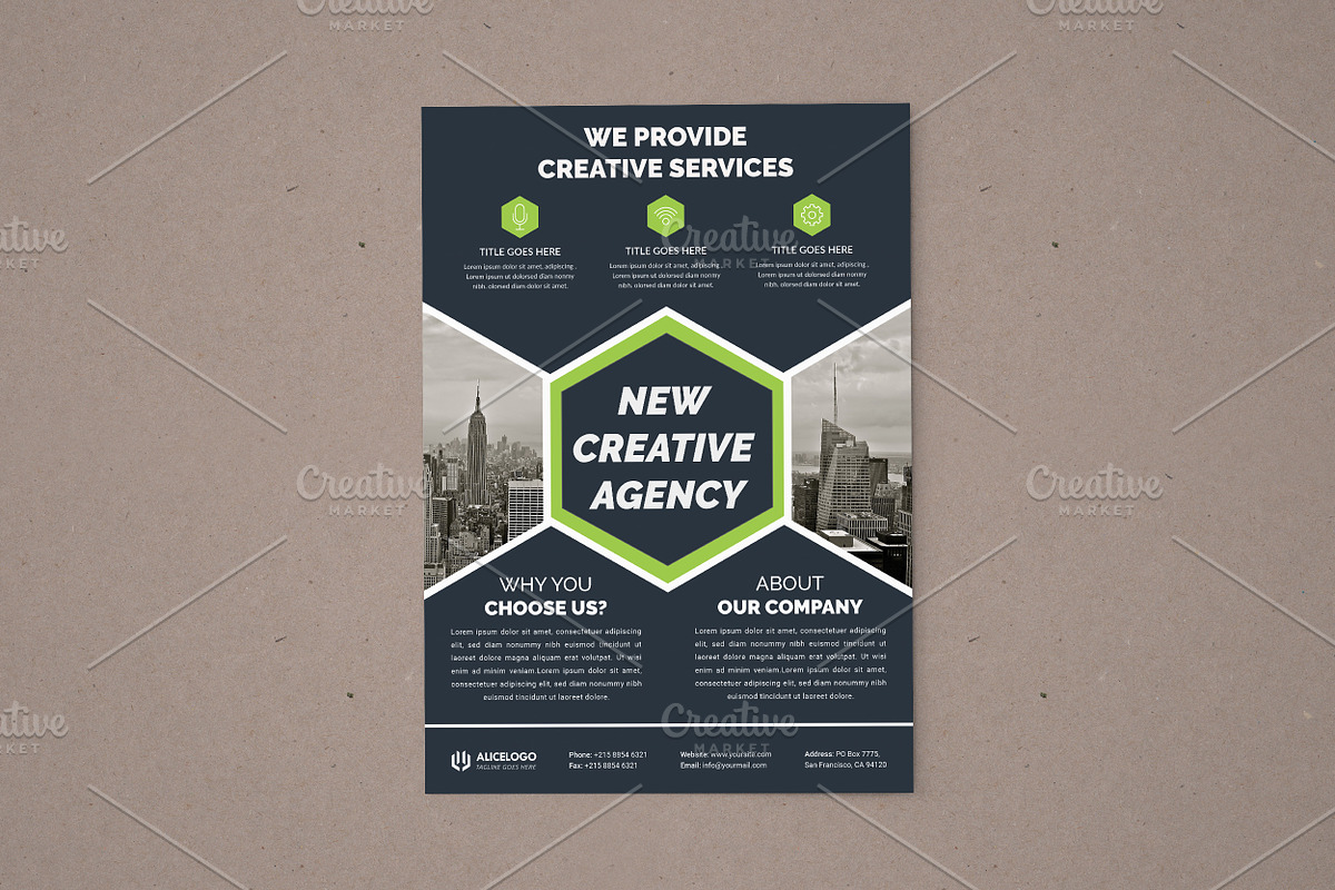 Flyer Template, a Flyer Template by Alice_s (Photo 2 of 10)