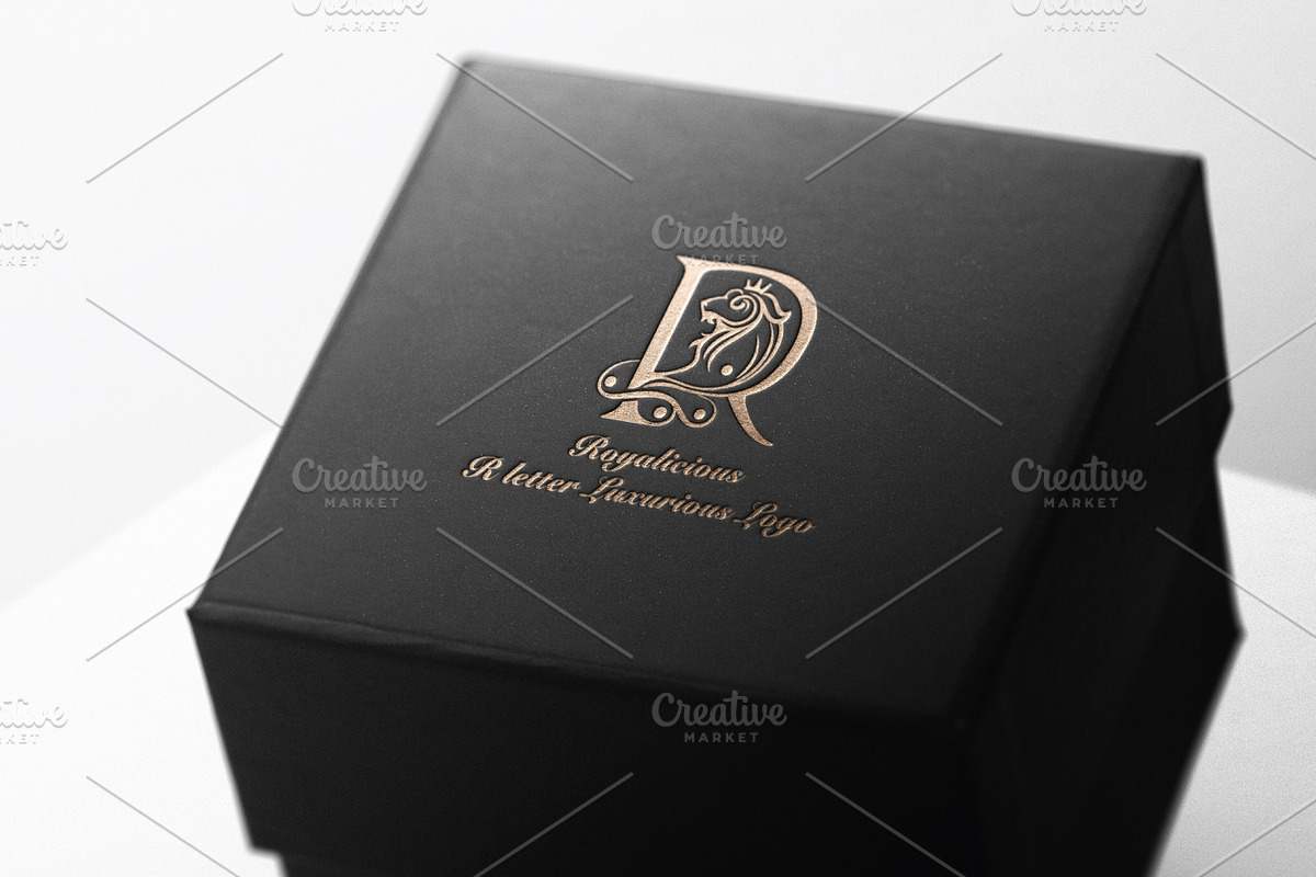 Royalicious R letter Luxurious lion, a Branding & Logo Template by FusionadCreates (Photo 4 of 6)