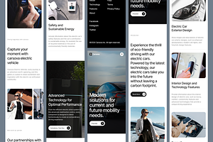 Carsova - Electric Car Landing Page