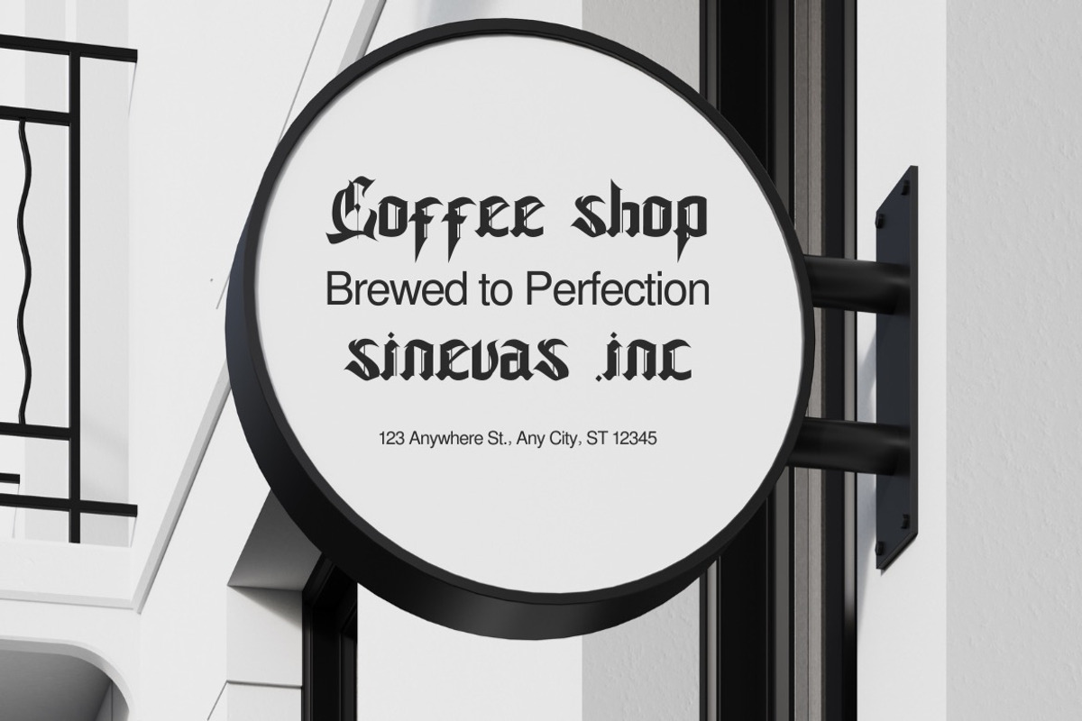 Mavient - Classic Blackletter Font, a Blackletter Font by Dhabee (Photo 8 of 16)