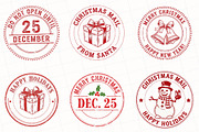 Christmas Stamp Sublimation, an Illustration by OK Design (Thumbnail 2 of 5)