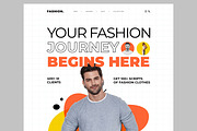 Ecommerce Landing Page, an UI Kit Template by CreativeShaper (Thumbnail 2 of 6)
