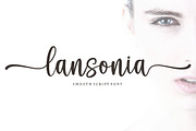 Lansonia, a Script Font by Bosstype Studio (Thumbnail 1 of 8)
