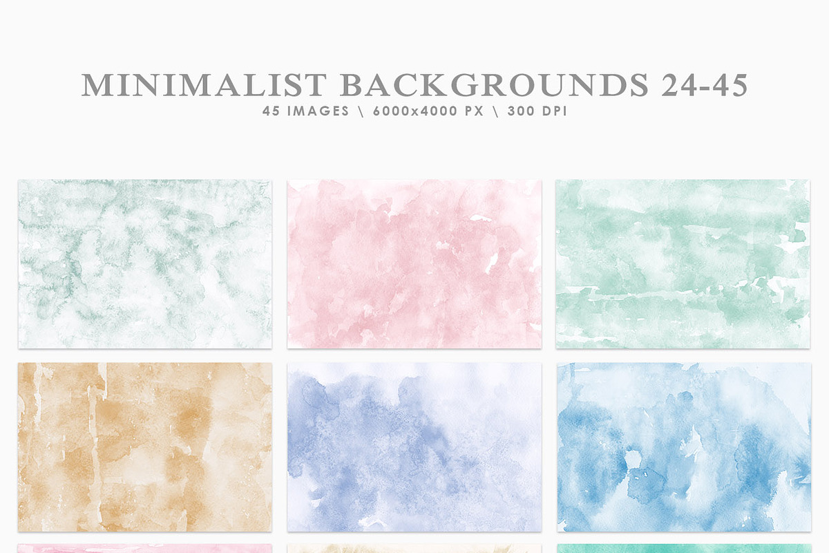 Minimalist Watercolor Backgrounds, a Texture Graphic by ArtistMef (Photo 3 of 8)
