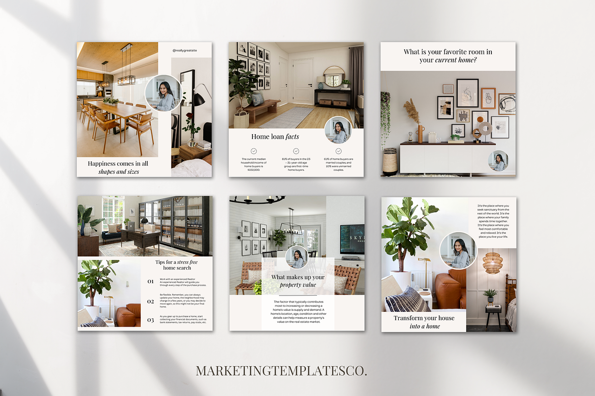 February Real Estate Social Media, a Social Media Template by Marketing Templates Co. (Photo 5 of 10)