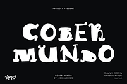 Cober Mundo, a Handwritten Font by Ideal Eksis (Thumbnail 1 of 9)