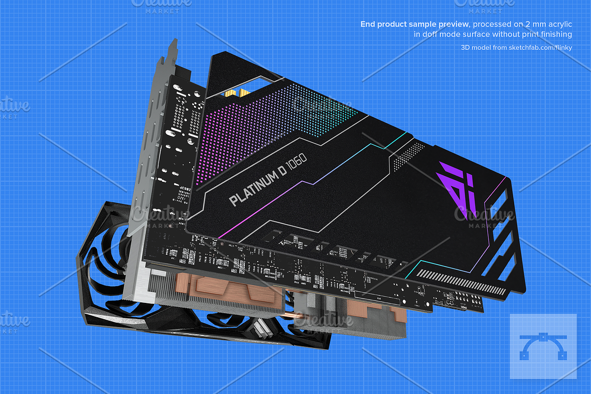 Platinum D 1060 - Laser Cut Template, a Print Template by fisihsani (Photo 1 of 3)