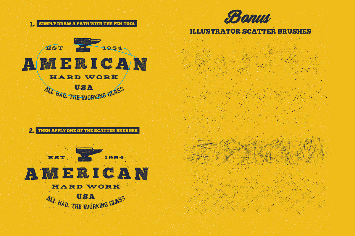Old Worn Press - Illustrator Styles, a Brushes & More by Nathan Brown (Photo 5 of 5)