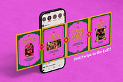 Indian Holi Celebration Instagram Ca, a Social Media Template by Attype (Thumbnail 4 of 5)