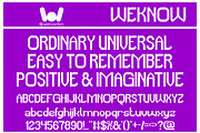 Magic Word font, a Sans Serif Font by weknow (Thumbnail 5 of 8)