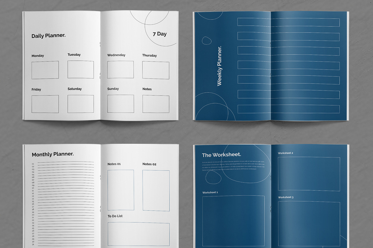 Business Workbook Planner Layout, a Stationery Template by ContestDesign (Photo 2 of 3)