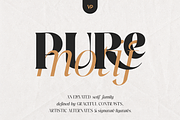 Pure Motif - An Elevated Serif Font, a Serif Font by VP Fonts (Thumbnail 1 of 27)