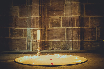 Dark myst ritual altar stock photo containing almshouse and arches, an Abstract Photo by TravelFlow
