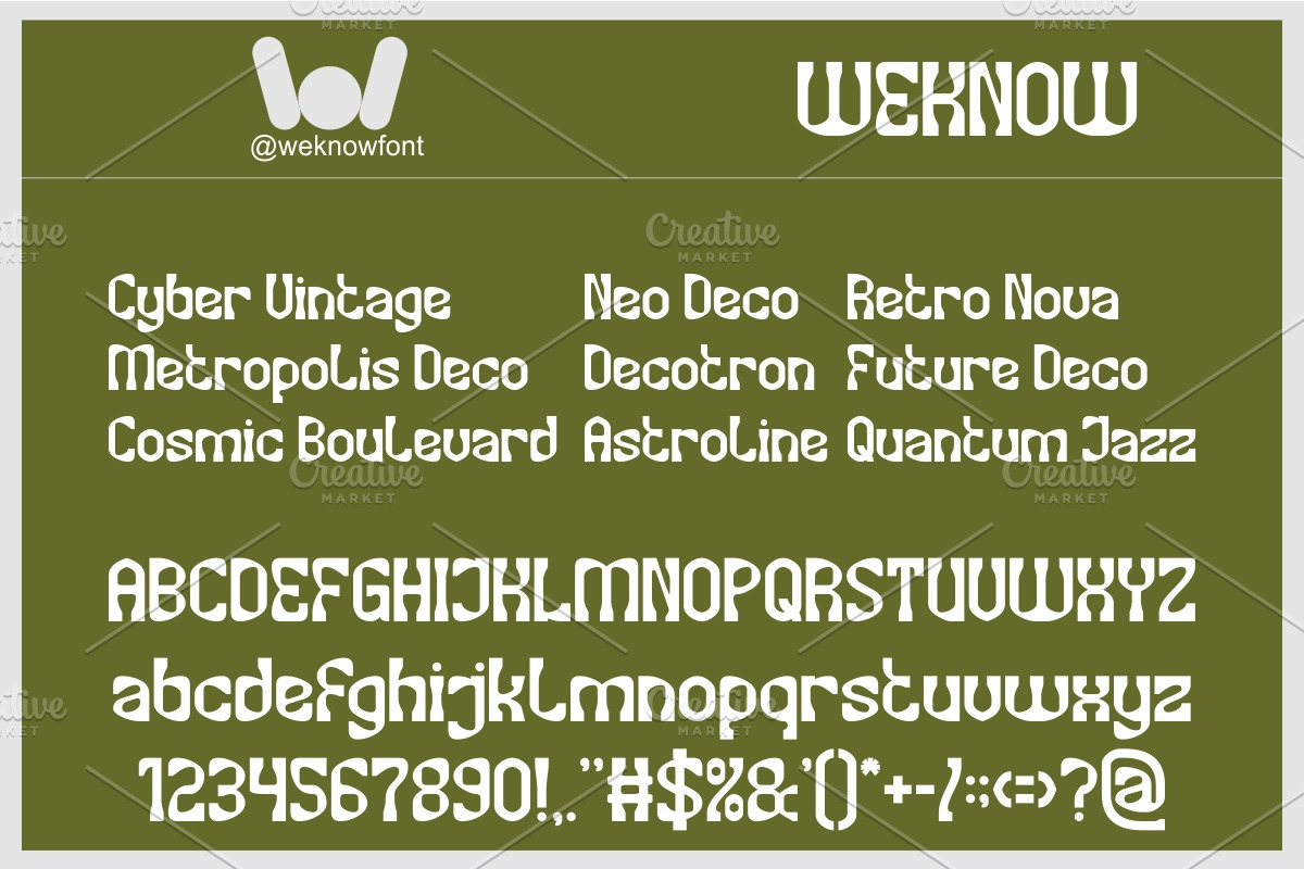Alternative Future font, a Sans Serif Font by weknow (Photo 5 of 8)