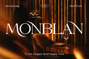 Monblan - Elegant Serif Typeface