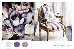 Vintage Mood Boards & Color Palettes