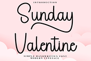 Sunday Valentine, a Handwritten Font by FreshTypeINK (Thumbnail 1 of 8)