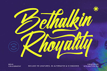 Bethalkin Rhoyality Bold Calligraphy