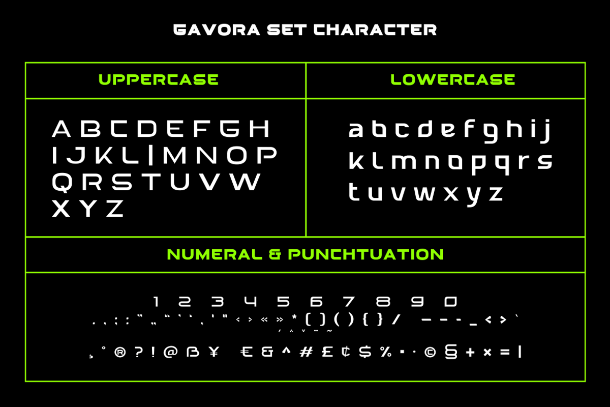 Gavora, a Sans Serif Font by twinstd (Photo 11 of 13)