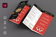 Indian Restaurant Trifold Brochure, a Templates & Theme by Kida (Thumbnail 2 of 3)