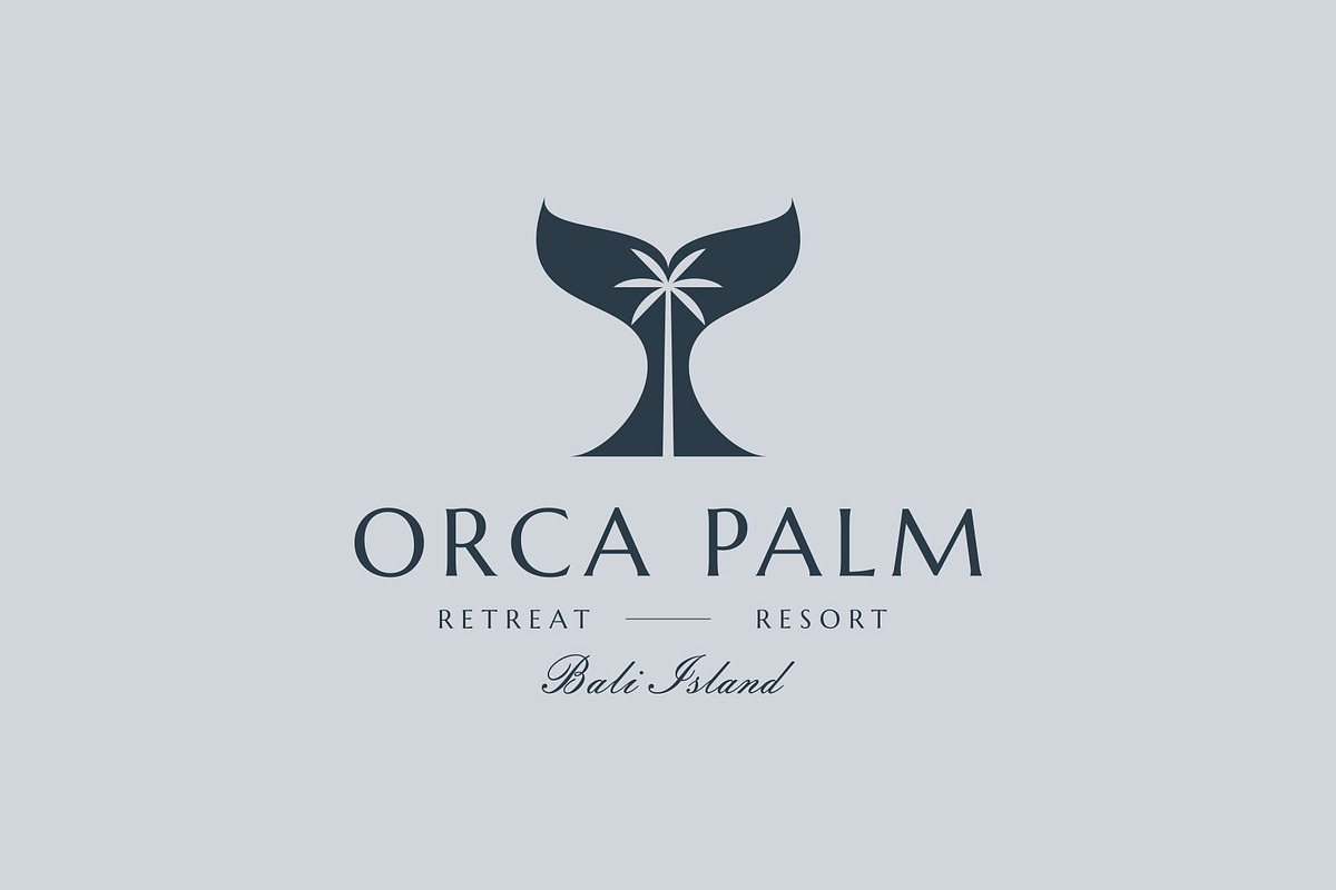 Whale Tail with Palm Tree Logo, a Branding & Logo Template by Buqancreative (Photo 2 of 4)