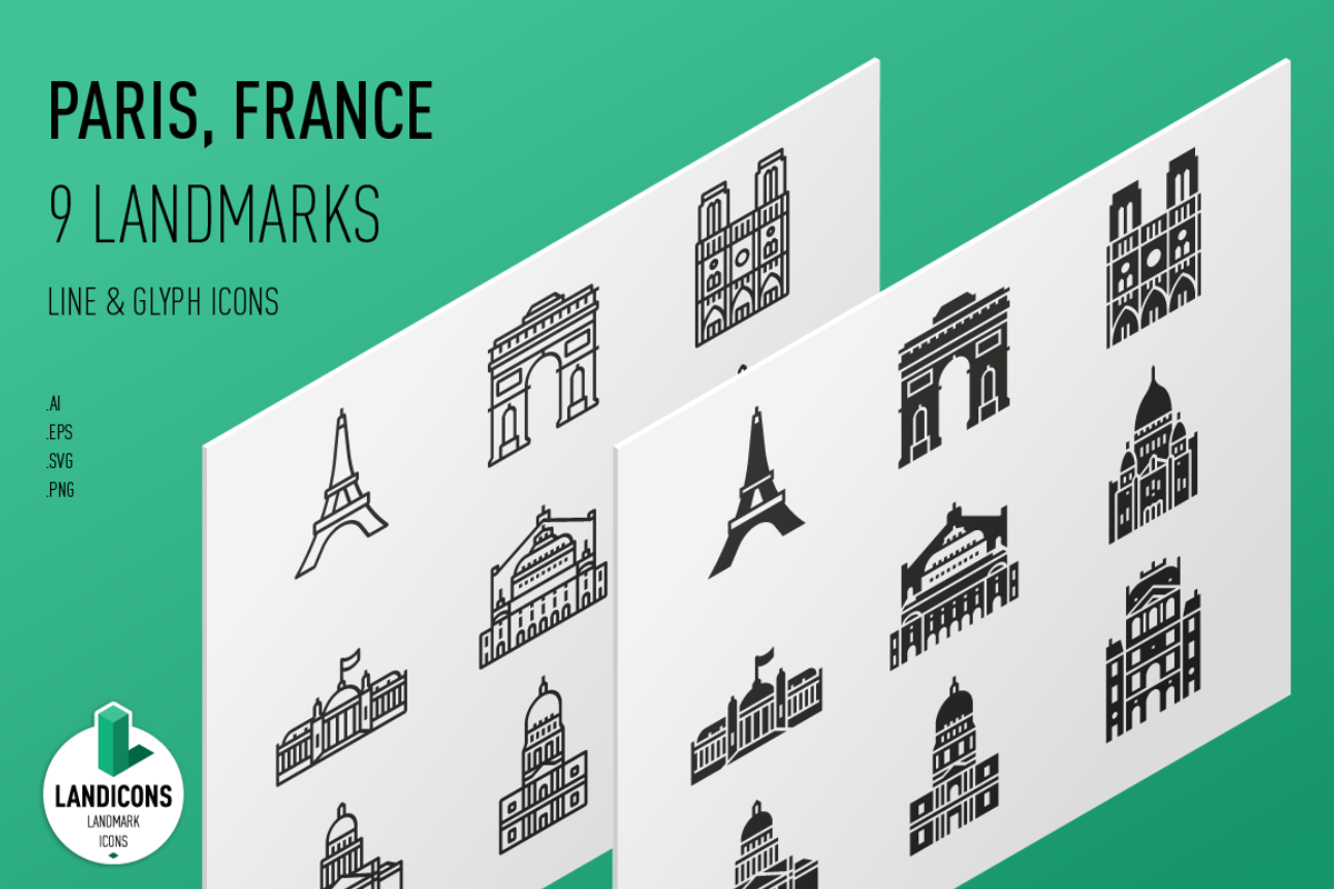 Landmarks of France - Paris, an Icon by Jozsef Balazs-Hegedus (Photo 1 of 6)