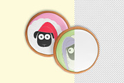 Sugar icing cookie mockup, a Mockup by NatalyaZelenova (Thumbnail 8 of 8)