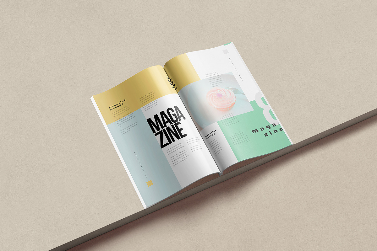 Magazine Mockup, a Product Mockup by GfxFoundry (Photo 4 of 6)
