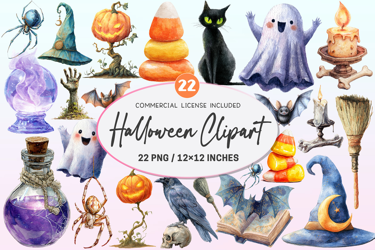 Halloween Clipart., a Graphic by CitraGraphics (Photo 1 of 4)