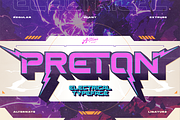 Preton - Electrical Display Font, a Sans Serif Font by Artisan Themes (Thumbnail 1 of 12)