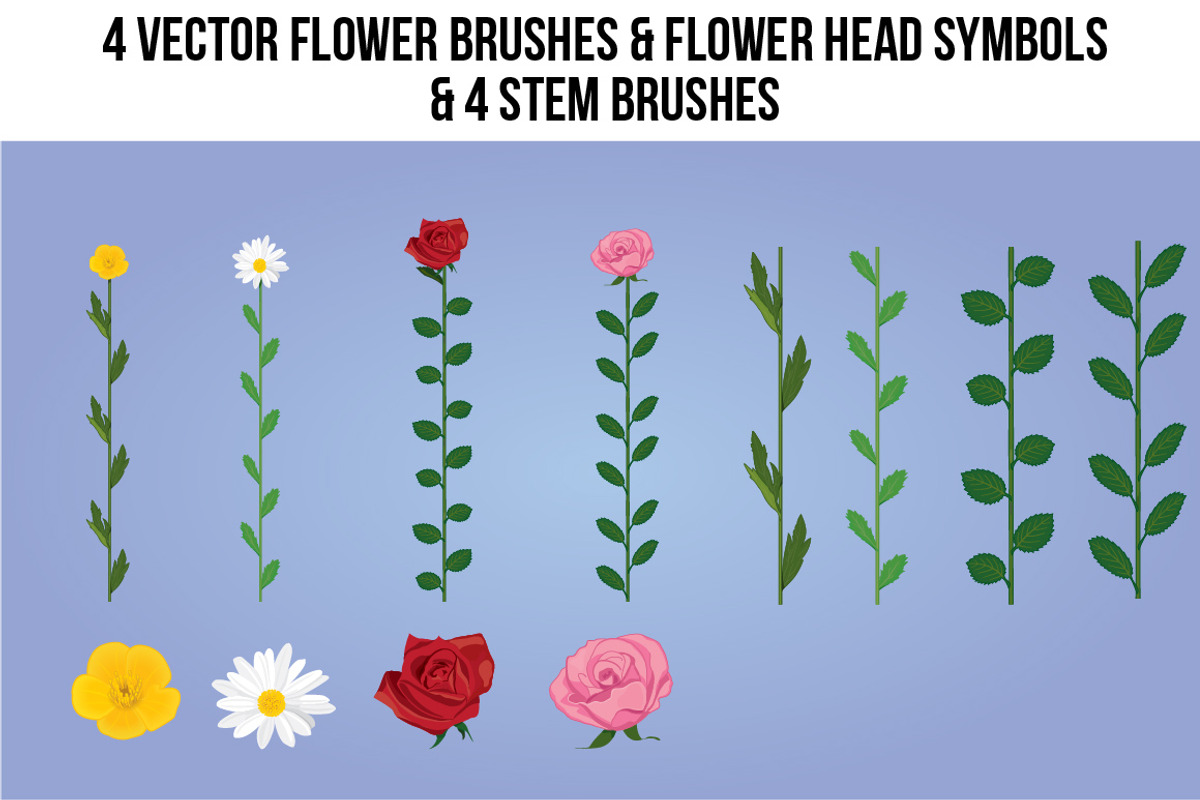Flower Kit, a Brush Add-On by Industrial Artworks (Photo 2 of 5)