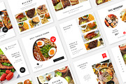 Food IG Templates vol.2 | PS & Canva, a Social Media Template by Studio Siv (Thumbnail 3 of 5)