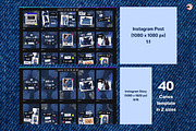 Y2K Denim Vibes Canva Templates, a Marketing Template by JaoGam (Thumbnail 3 of 6)