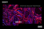 CHROMATIC - Liquid metal backgrounds, a Background Graphic by RAWSTR (Thumbnail 4 of 12)