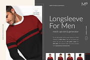 Men Longsleeve Mockups Set FREE DEMO, a Books & Magazine Mockup by Apparel_Mockups (Thumbnail 5 of 24)