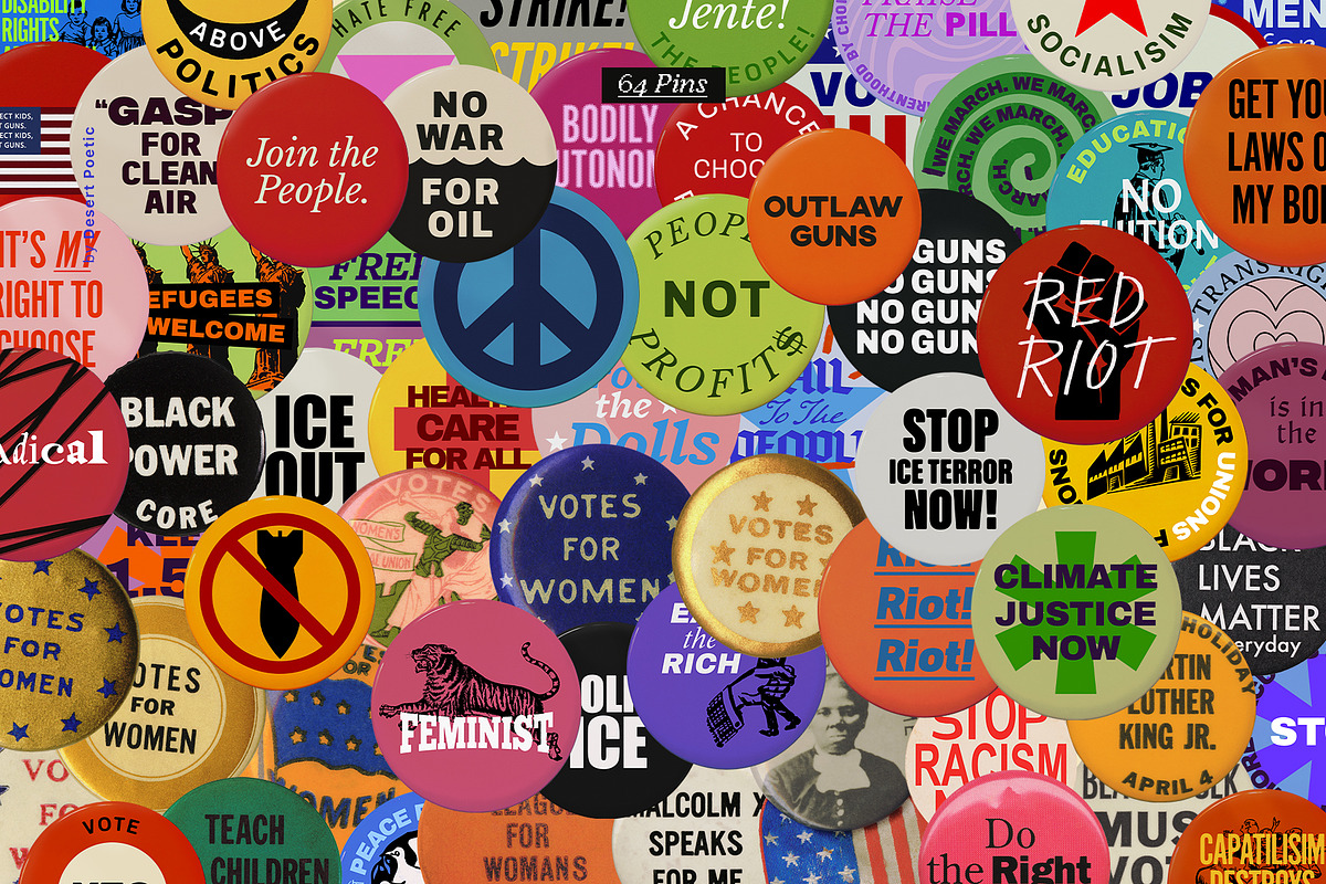 POWER TO THE PEOPLE Collage Pack, an Object Graphic by Desert Poetic (Photo 6 of 10)