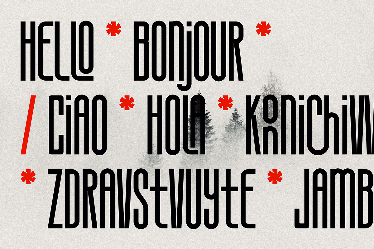 SLTF Snowpack - Ultra Condensed Font, a Sans Serif Font by SilverStag Type Foundry (Photo 2 of 30)
