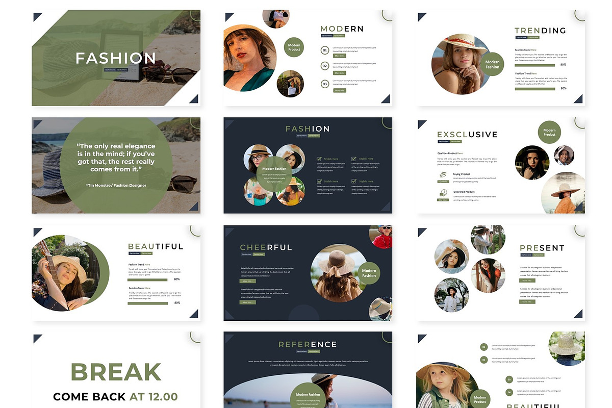 Fashion - Google Slides Template, a Presentation Template by AQR Studio