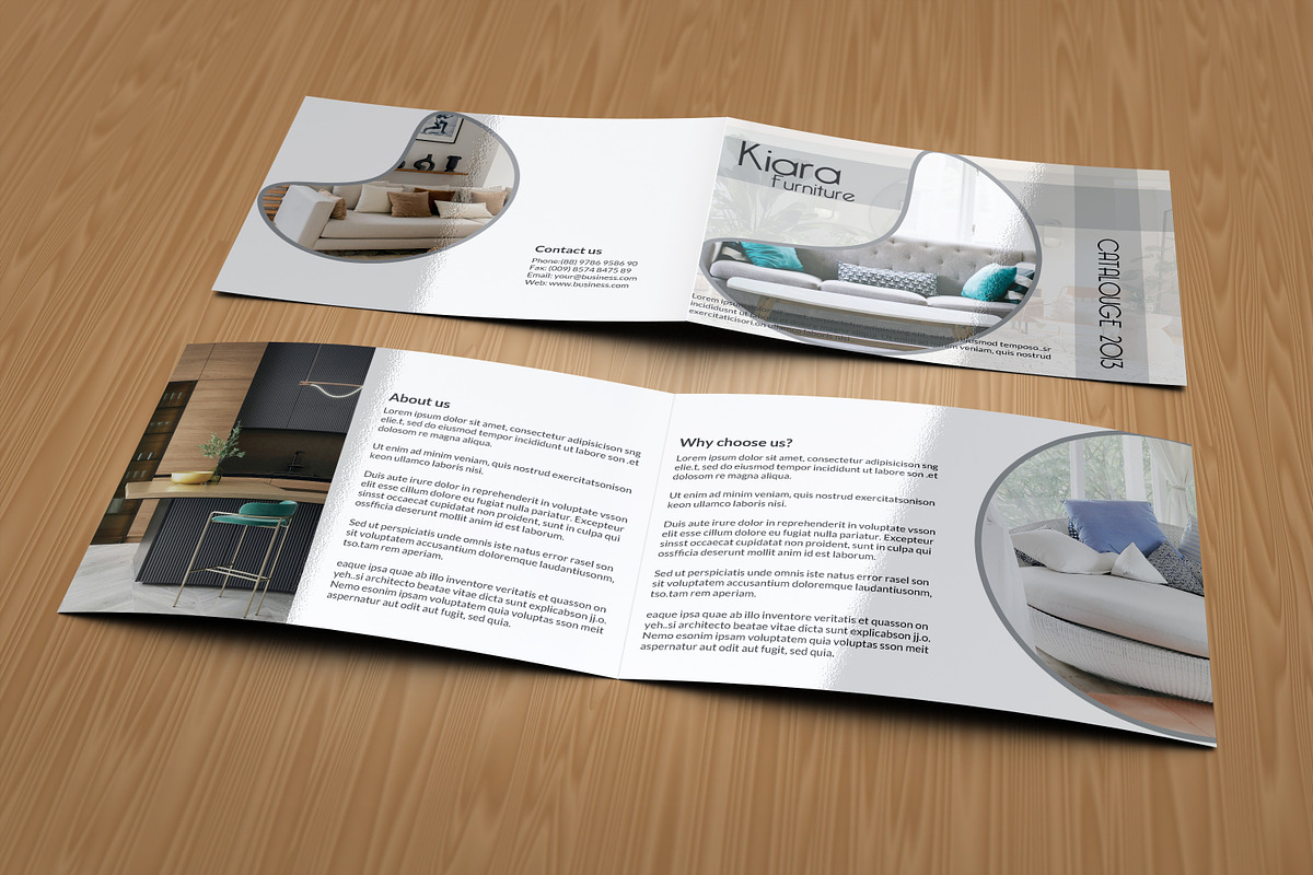 Interior Brochure Template, a Brochure Template by Template Shop (Photo 4 of 5)