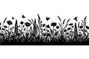 Wildflower Meadow Silhouette, an Object Graphic by Creativeshirt (Thumbnail 14 of 20)