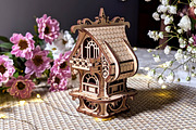 Fantasy Plant House - Laser Cut File, an Object Graphic by VectorPainter (Thumbnail 3 of 17)