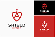 Letter A Armor Shield Logo, a Branding & Logo Template by ika trisiana (Thumbnail 1 of 2)