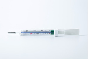 Traditional analog thermometer with, a Health & Medical Photo by Rohan Photography