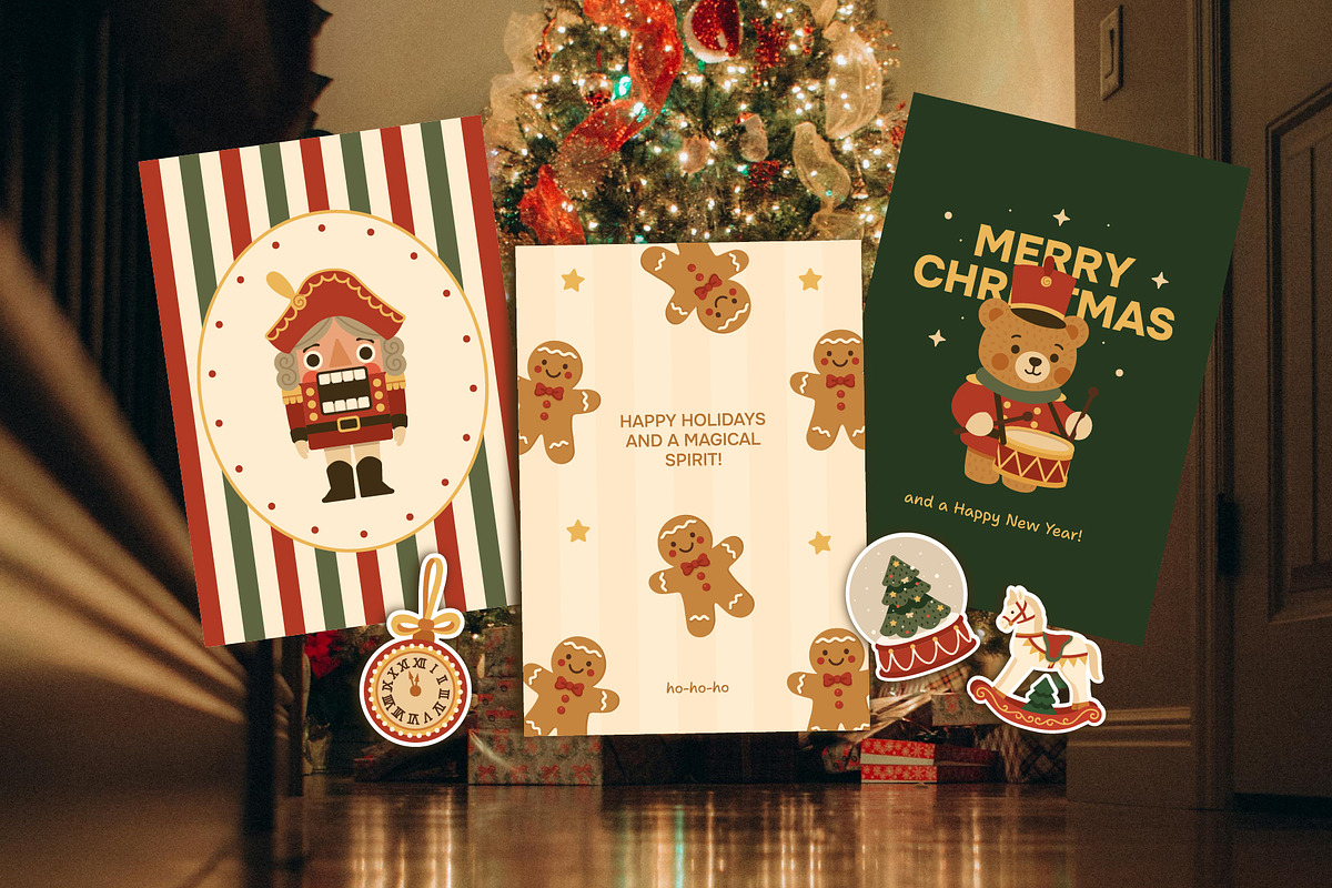 Cozy Christmas toys, a Seasonal Illustration by Creative Gallery (Photo 4 of 11)